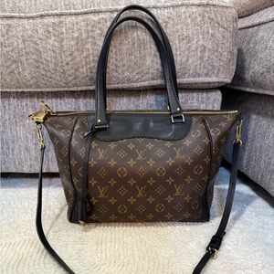 ♥️ SOLD ♥️Louis Vuitton Brown and Black Monogram Tote